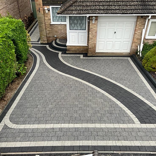 block paving for client in Swanley, Kent